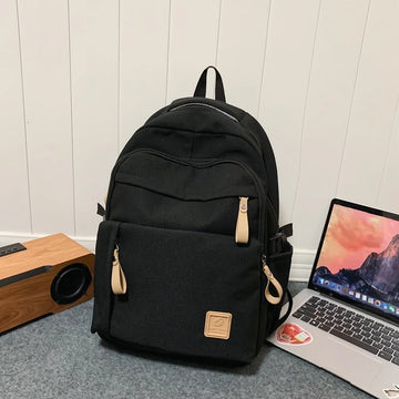Kylethomasw New Multi-pocket Nylon Backpack Schoolbag For teenage Girls Boys Casual Woman Man Laptop Travel Rucksack High Quality